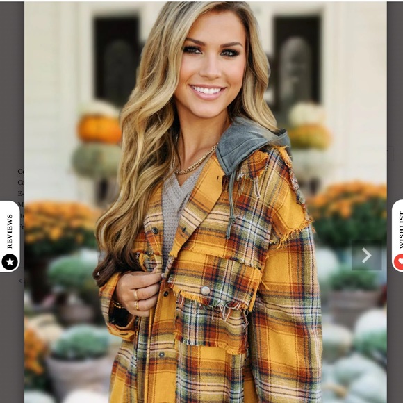 Frayed Flannel Medium Jacket - Picture 1 of 5